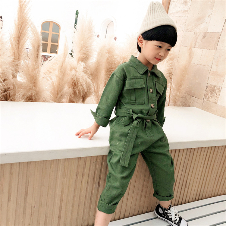 Xinqiming Jean overalls for children