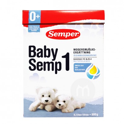Semper Swedish milk powder 1 stage * 6 boxes