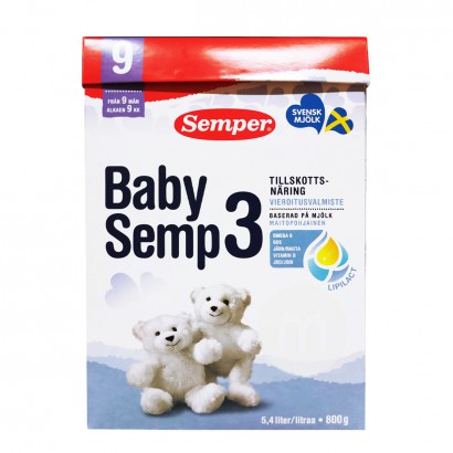 Semper Swedish milk powder 3 stages * 6 boxes