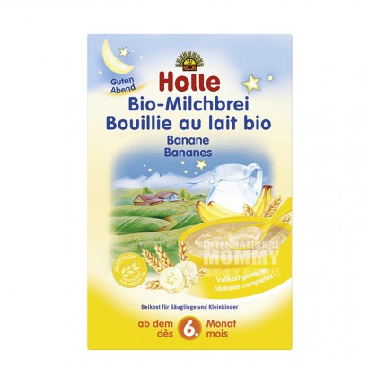 Holle German Organic Banana Milk Good Night Rice Noodles over 6 months old