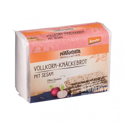 NATURATA German Organic Sesame Whole Wheat Crackers 250g