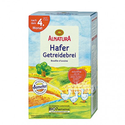 ALNATURA German Organic Oatmeal Rice Flour over 4 months old 