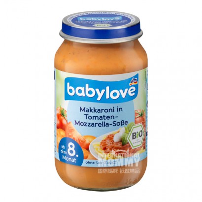 Babylove German Pasta Pasta with Tomato Sauce over 8 months old