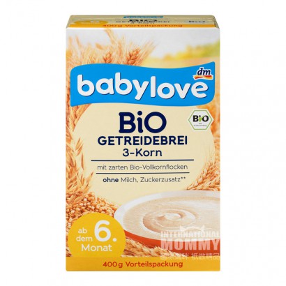 Babylove German Organic 3 kinds of Pure Grain Nutritional Rice Noodles over 6 months old