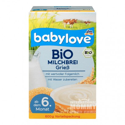 Babylove German Organic Cereal Milk Nutrition Rice Noodles over 6 months old