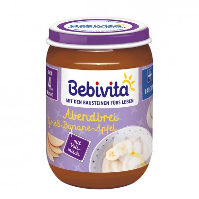 Bebivita German Whole Grain Fruit Milk Good Night Puree over 4 months old 