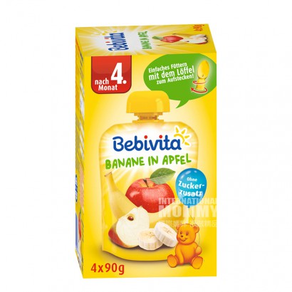 Bebivita German Banana and Apple Puree Sucking over 4 months old 360g