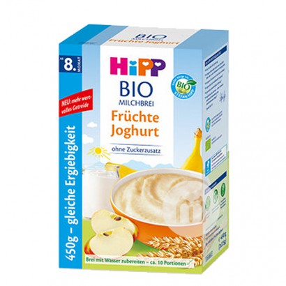 [6 pieces]Holle German Organic Fruit Yogurt Rice Noodles over 8 months old 450g
