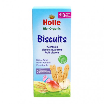 [2 pieces]Holle German Organic Molar Biscuits Apple Pear Flavor