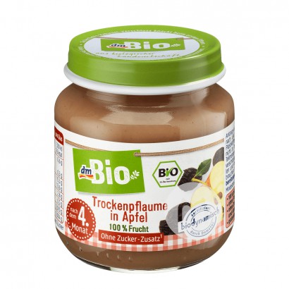 DmBio German Organic Apple Plum Puree over 4 months old