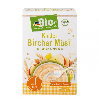 DmBio German Organic Grape Apple Whole Wheat Rice Noodles over 12 months old
