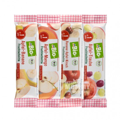 DmBio German Organic Fruit Bar Mix Pack*20