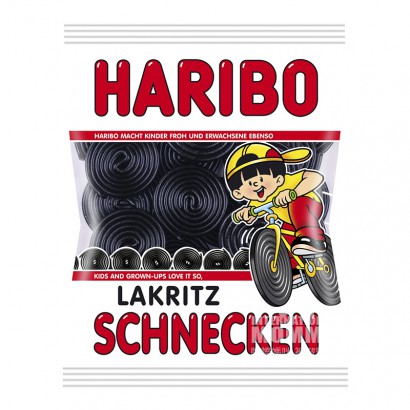 HARIBO German Wheel-shaped Licorice Flavor Gummy *4