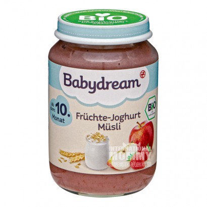 Babydream German Organic Apple Strawberry Yogurt Muesli over 10 months old *6