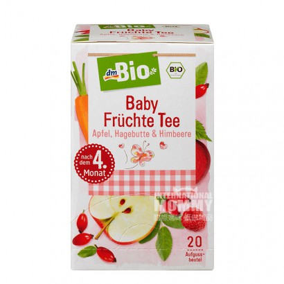 [4 pieces]DmBio German Organic Fruit Tea for Infants
