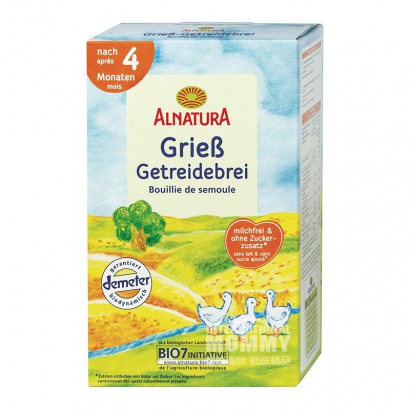 ALNATURA German Organic Wheat Cereal Rice Noodles over 4 months