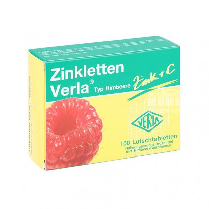 [2 pieces]Verla German Infant Zinc Supplement plus Vitamin C Lozenges 100 tablets