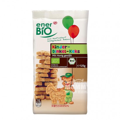 Ener BiO German Organic Whole Wheat Fun Animal Shape Molar Biscuits*2