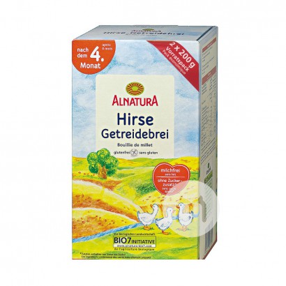 [4 pieces]ALNATURA German Organic Millet Semolina Rice Noodles over 4 months