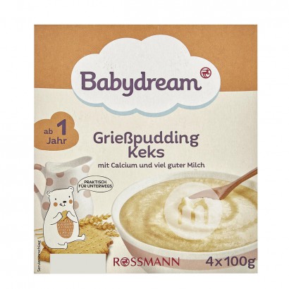 [2 pieces]Babydream German Semolina Pudding Cookie Cups over 12 months