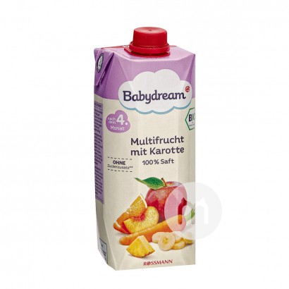 Babydream German Organic Multi-fruit Carrot Juice 500mll