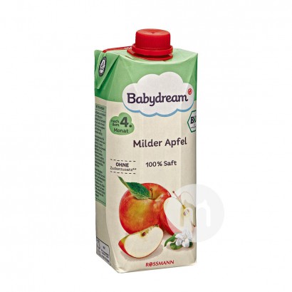 [2 pieces] Babydream German Organic Apple Juice 500ml