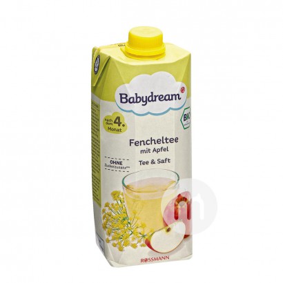 [2 pieces] Babydream German Organic Fennel Tea Apple Juice 500ml