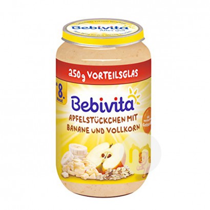 [2 pieces] Bebivita German Apple Banana Cereal Puree over 8 months