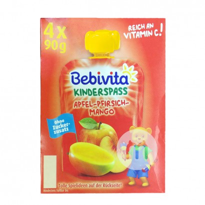 Bebivita Germany Apple peach and mango puree for more than 12 months 360g