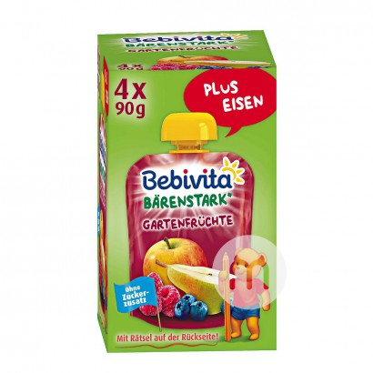 Bebivita Germany Comprehensive garden fruit puree suction for more than 12 months 360g