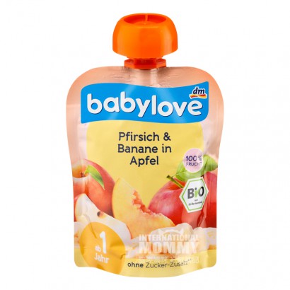 Babylove German Organic Apple Peach...