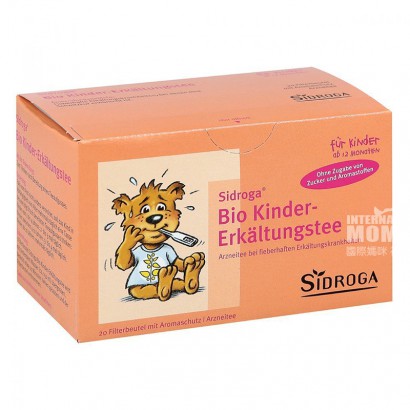 SIDROGA German Organic Children's Herbal Tea Bags to Relieve Colds and Fever