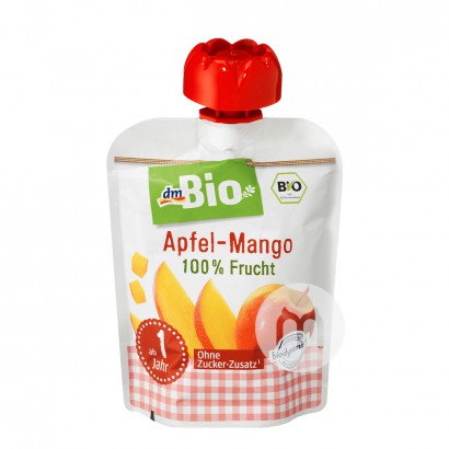 DmBio German Organic Apple and Mango Puree Sucking over 12 months