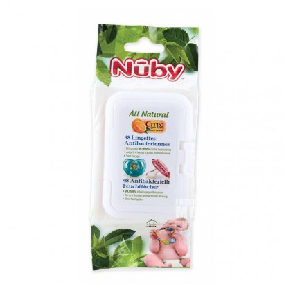 Nuby us Nubi antibacterial wipes 48 pieces overseas original