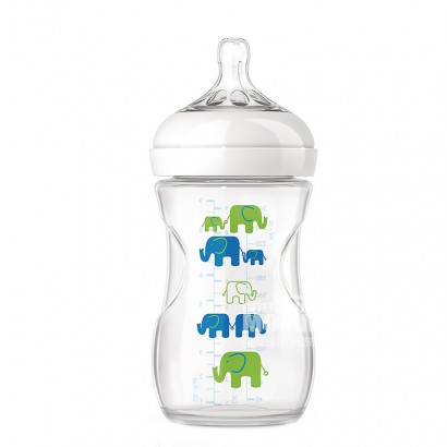 PHILIPS AVENT British elephant wide caliber natural PP bottle 260ml 0-3 months