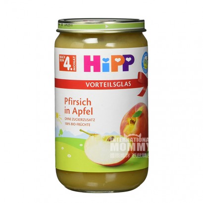 HiPP German Organic Apple Peach Puree
