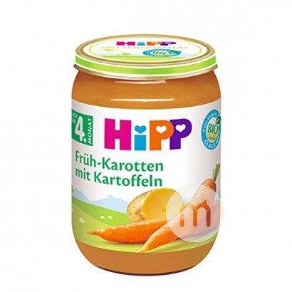 [4 pieces]HiPP German Organic Carrot Mashed Potatoes