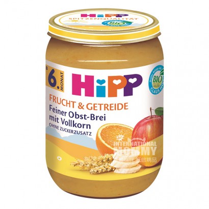 HiPP German Organic Fruit Cereal Mix Puree over 6 months old 