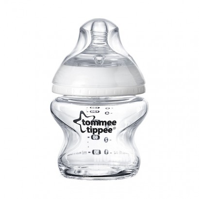 Tommee Tippee British breast milk natural series anti flatulence wide diameter glass bottle 150ml over 0 months