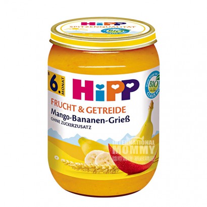 HiPP German Organic Mango Banana Cereal Mix Puree over 6 months old*6