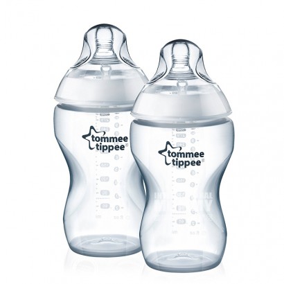 Tommee Tippee UK wide mouth anti flatulence PP bottle 2 * 340ml 3-6 months