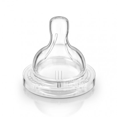 PHILIPS AVENT UK wide caliber variable speed flow silicone nipple for newborns over 3 months