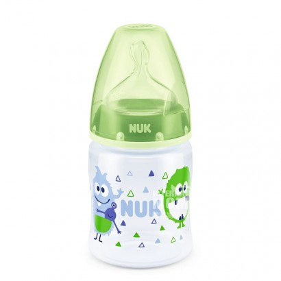 NUK Germany wide mouth PP bottle silicone nipple 150ml 0-6 months
