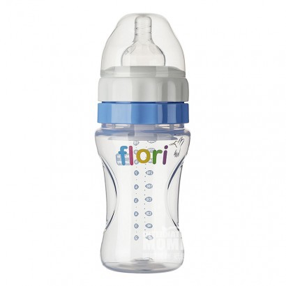Flori Germany baby anti flatulence wide caliber fresh keeping bottle 300ml full stage