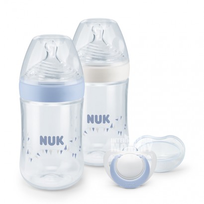 NUK Germany super wide mouth PP bottle pacifier 3-piece set 0-18 months