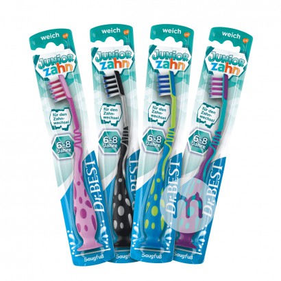 Dr.BEST Germany Dr.best Children's soft hair standing toothbrush for changing teeth