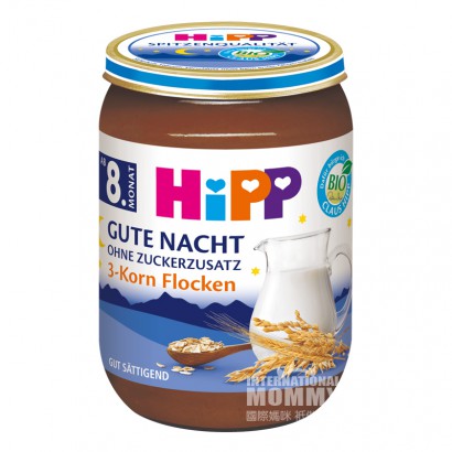 Hipp German Organic Milk Oatmeal Good Night Puree over 8 months