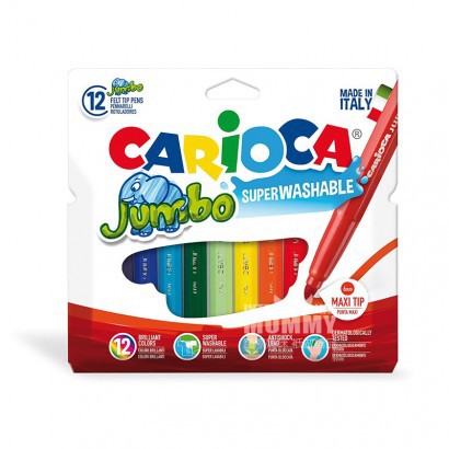 CARIOCA Italian Children's Watercolor Pen Set 12 Colors Original Overseas