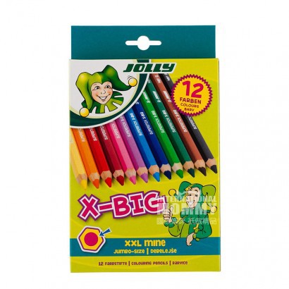 JOLLY Austrian Children's Colored Pencil Set 12 Colors Original Overseas