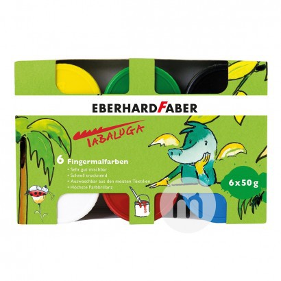 EBERHARD FABER Germany 6-color children's finger paint set box overseas local original